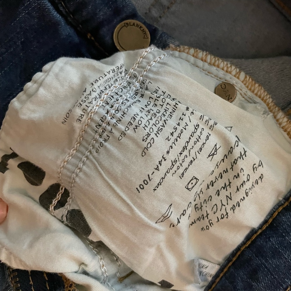 Slim fit Blank NYC Jeans size 27